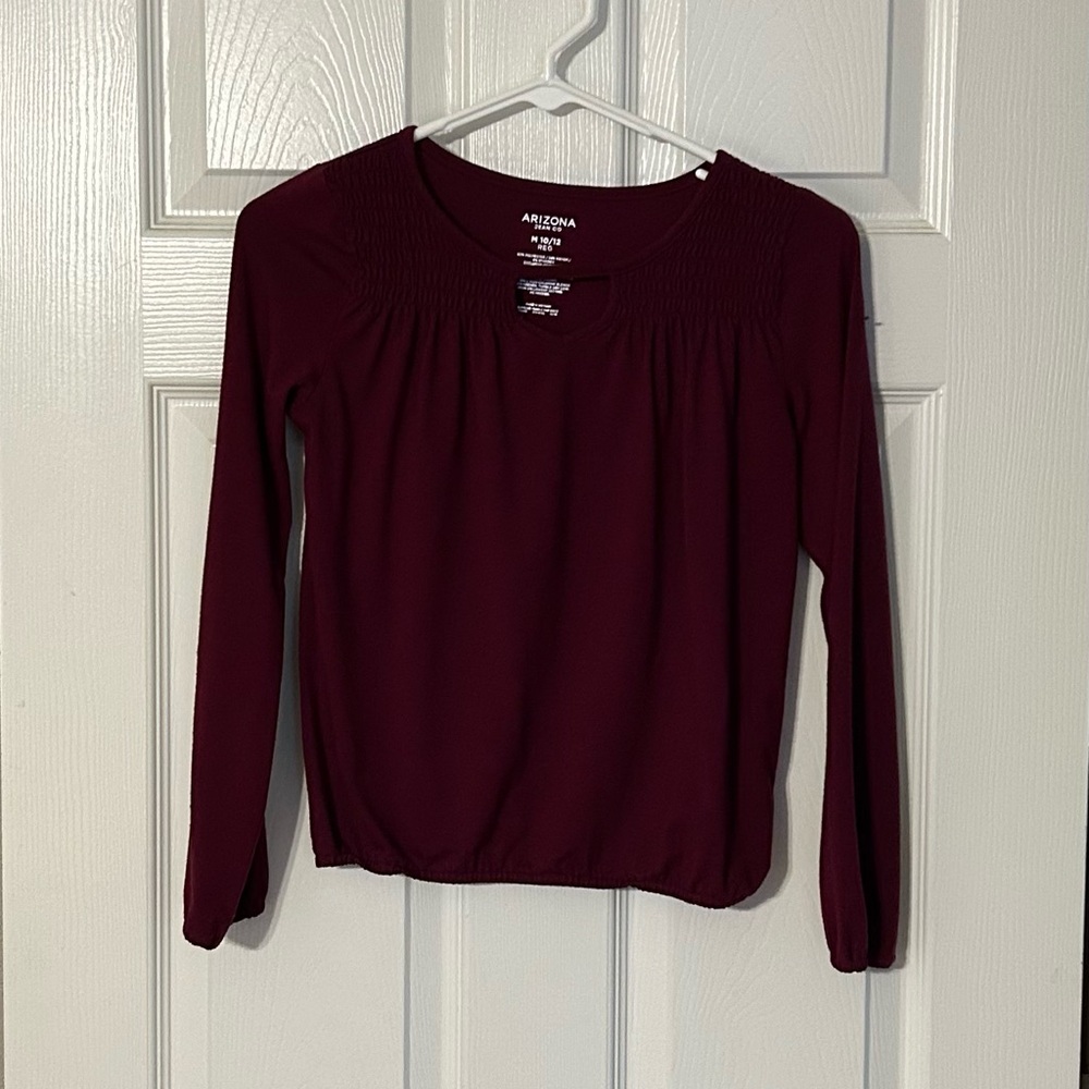 Arizona Jean Company‎ Burgundy Blouse